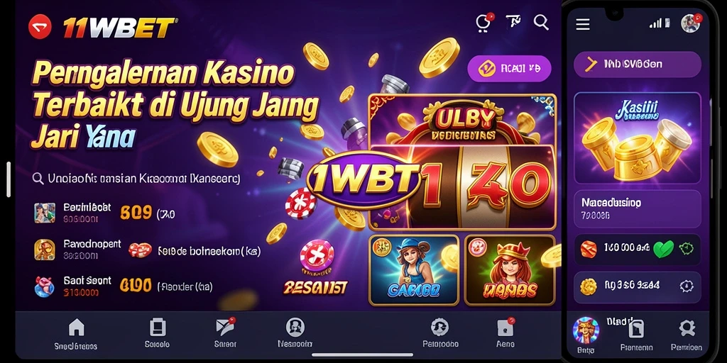 Tampilan gameplay menarik dari aplikasi Kasino 11WBET.