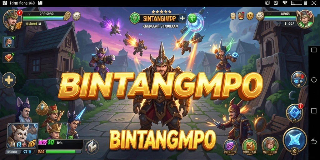 Tampilan permainan BINTANGMPO dengan aksi strategi yang mendebarkan.