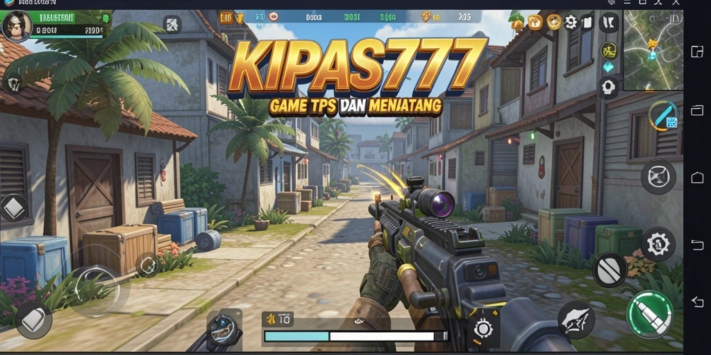 Screenshot KIPAS777 menunjukkan pengalaman gameplay TPS yang intens.