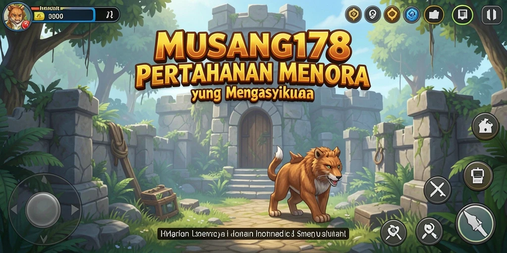 Tampilan gameplay menegangkan dalam MUSANG178 saat melawan musuh.