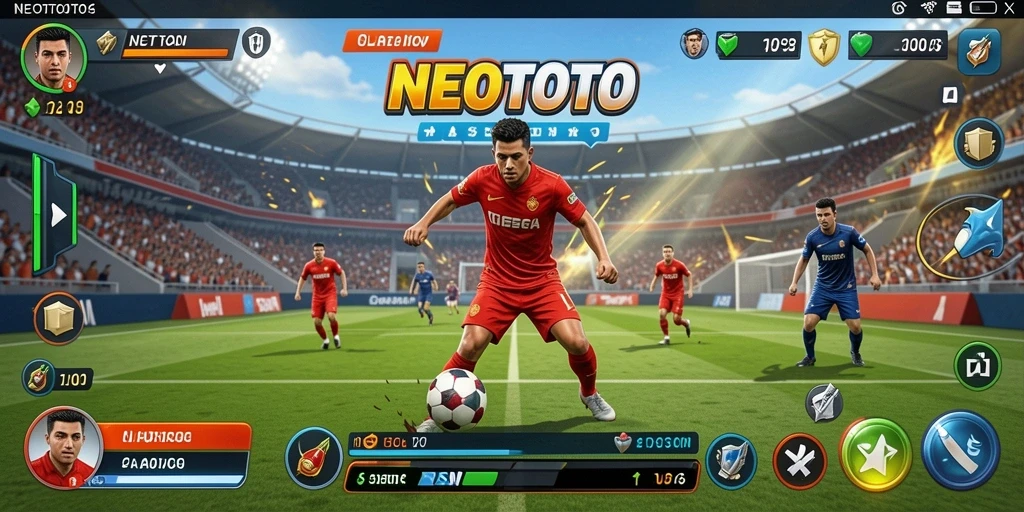 Tampilan gameplay NEOTOTO yang mengasyikkan dengan grafis yang memukau.