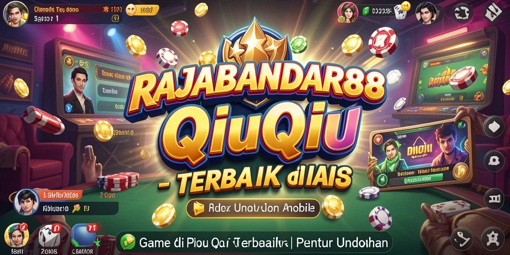 Tampilan menarik dari gameplay QiuQiu di RAJABANDAR88.